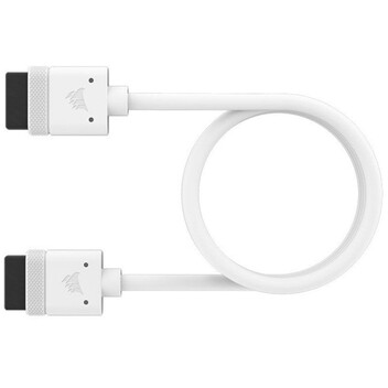 Corsair iCUE LINK Cable 1x 600mm con Conector Recto Blanco Corsair iCUE LINK Cable 1x 600mm con Conector Recto Blanco