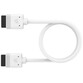 Corsair iCUE LINK Cable 1x 600mm con Conector Recto Blanco Corsair iCUE LINK Cable 1x 600mm con Conector Recto Blanco