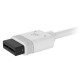 Corsair iCUE LINK Cable 2x 200mm con Conectores Rectos Blanco