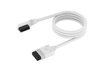 Corsair iCUE LINK Cable 1x 600mm con Conector Rectos/Slim 90° Blanco