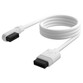 Corsair iCUE LINK Cable 1x 600mm con Conector Rectos/Slim 90° Blanco