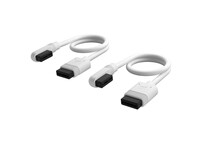 Corsair iCUE LINK Cable 2x 200mm con Conectores Rectos/Slim 90° Blanco