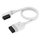 Corsair iCUE LINK Cable 2x 200mm con Conectores Rectos/Slim 90° Blanco