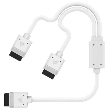 Corsair iCUE LINK Cable 1x 600mm Y-Cable con Conectores Rectos Blanco Corsair iCUE LINK Cable 1x 600mm Y-Cable con Conectores Rectos Blanco