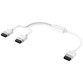 Corsair iCUE LINK Cable 1x 600mm Y-Cable con Conectores Rectos Blanco Corsair iCUE LINK Cable 1x 600mm Y-Cable con Conectores Rectos Blanco