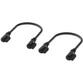 Corsair iCUE LINK Cable 2x 135mm con Conectores Slim 90° Negro Corsair iCUE LINK Cable 2x 135mm con Conectores Slim 90° Negro