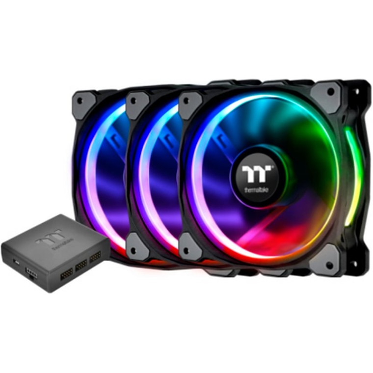 Thermaltake Riing Plus 12 RGB Premium Edition Pack 3 Ventiladores 120mm