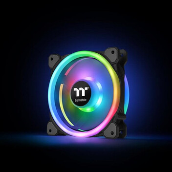 Thermaltake Riing Trio 14 LED RGB TT Pack de 3 Ventiladores 140mm Thermaltake Riing Trio 14 LED RGB TT Pack de 3 Ventiladores 140mm