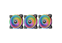 Thermaltake Riing Quad 12 RGB Radiator Pack 3 Ventiladores Edición Premium Negro