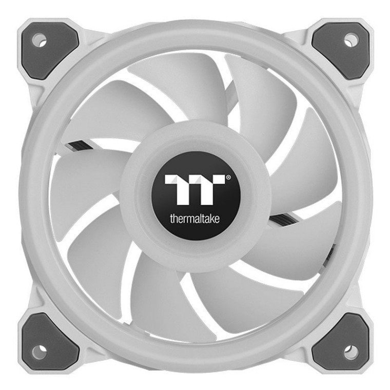 Thermaltake Riing Quad 12 RGB Radiator Pack 3 Ventiladores Edición Premium Blanco