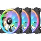 Thermaltake SWAFAN 14 RGB Paquete de 3 Ventiladores 140mm Thermaltake SWAFAN 14 RGB Paquete de 3 Ventiladores 140mm