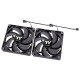 Thermaltake TT CT120 PC Pack 2 Ventiladores 120mm Negro