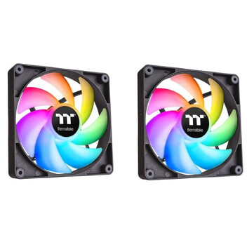 Thermaltake CT120 ARGB Sync PC Pack de 2 Ventiladores 120mm Negro Thermaltake CT120 ARGB Sync PC Pack de 2 Ventiladores 120mm Negro