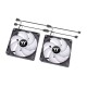 Thermaltake CT120 ARGB Sync PC Pack de 2 Ventiladores 120mm Negro