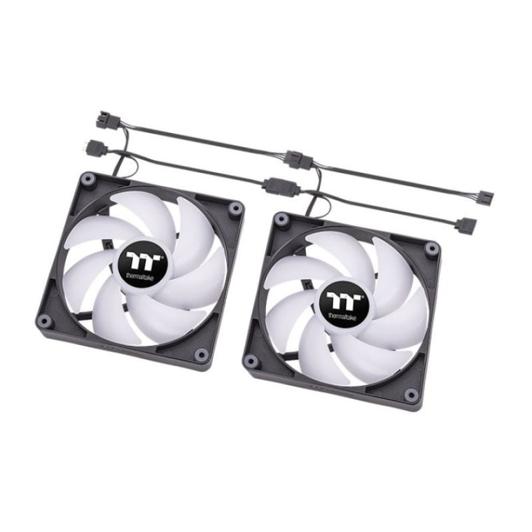 Thermaltake CT140 ARGB Sync PC Pack de 2 Ventiladores 140mm Negro