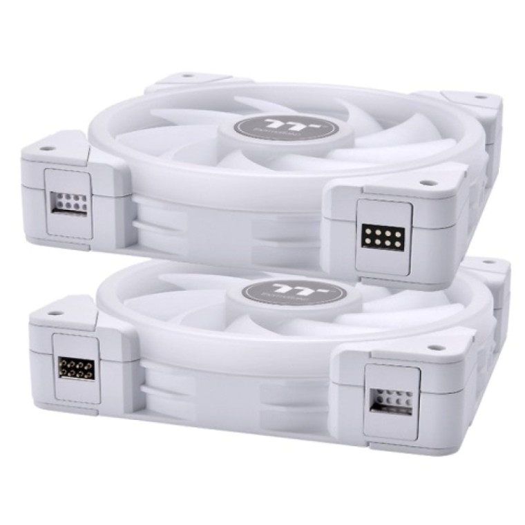 Thermaltake SWAFAN EX14 RGB PC Cooling Fan TT Premium Edition Pack de 3 Ventiladores 140 mm Blanco