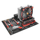 Ventilador CPU Thermaltake Riing Silent 12 CPU Cooler Rojo