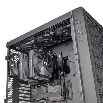 Thermaltake TOUGHAIR 710 7 Pipes Doble Ventilador CPU 140mm Negro Thermaltake TOUGHAIR 710 7 Pipes Doble Ventilador CPU 140mm Negro