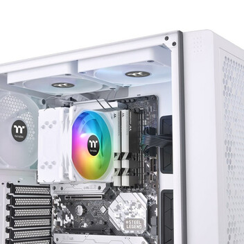 Thermaltake UX200 SE ARGB 4 Pipes Ventilador CPU 120mm Blanco Thermaltake UX200 SE ARGB 4 Pipes Ventilador CPU 120mm Blanco