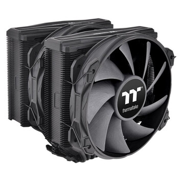 Thermaltake TOUGHAIR 710 Black 7 Pipes Doble Ventilador CPU 140mm Negro Thermaltake TOUGHAIR 710 Black 7 Pipes Doble Ventilador CPU 140mm Negro