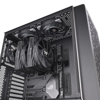 Thermaltake TOUGHAIR 710 Black 7 Pipes Doble Ventilador CPU 140mm Negro Thermaltake TOUGHAIR 710 Black 7 Pipes Doble Ventilador CPU 140mm Negro