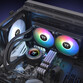 Thermaltake TH240 V2 ARGB Kit Refrigeración Líquida 240mm Negra