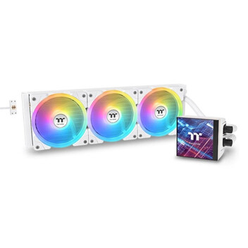 Refrigeración Líquida Thermaltake MAGFloe 420 Ultra ARGB 420mm 3 Ventiladores Display TFT ARGB Blanc