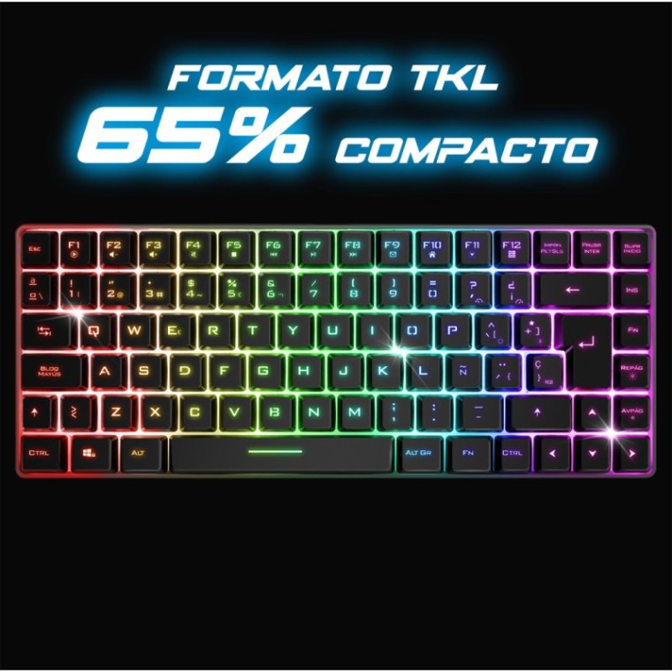 Spirit of Gamer Elite K70 RGB Teclado Gaming Inalámbrico