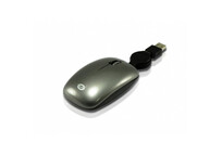 Conceptronic Regas Tra Ratón USB Retráctil Negro