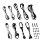Fuente Alimentación Kit de Cables CableMod Classic ModMesh C-Series Corsair RMi RMx Negro/Blanco 18A Fuente Alimentación Kit de Cables CableMod Classic ModMesh C-Series Corsair RMi RMx Negro/Blanco 18A