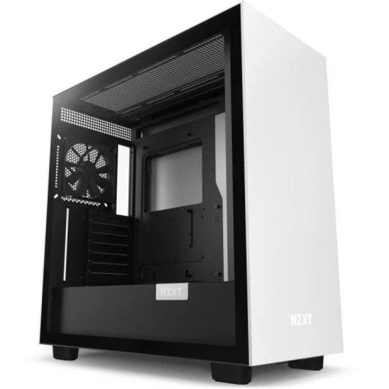 NZXT H7 Cristal Templado USB 3.2 Blanca/Negra