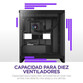 Torre PC NZXT H7 Flow 2024 Cristal Templado USB 3.2 Negra