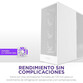 Torre PC NZXT H7 Flow 2024 Cristal Templado USB 3.2 Blanca