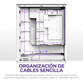 Torre PC NZXT H7 Flow 2024 Cristal Templado USB 3.2 Blanca