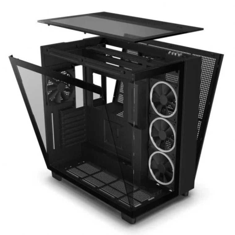 NZXT H9 Elite RGB Midi Tower Cristal Templado USB 3.2 Negra