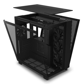 Torre PC NZXT H9 Flow Semitorre ATX Cristal Templado USB-C/3.2 Negra