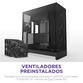 Torre PC Caja NZXT H9 Flow Malla y vidrio templado, 3x140mm, ATX/EATX