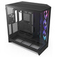Torre PC Torre NZXT H9 Flow RGB Ventana Lateral Vidrio Templado ATX/EATX Iluminación Negra Torre PC Torre NZXT H9 Flow RGB Ventana Lateral Vidrio Templado ATX/EATX Iluminación Negra