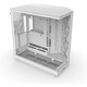 Torre PC Torre NZXT H9 Flow Blanco Ventana Templada ATX EATX mATX Mini-ITX 4 Ventiladores Vidrio Tem