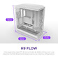 Torre PC Torre NZXT H9 Flow Blanco Ventana Templada ATX EATX mATX Mini-ITX 4 Ventiladores Vidrio Tem Torre PC Torre NZXT H9 Flow Blanco Ventana Templada ATX EATX mATX Mini-ITX 4 Ventiladores Vidrio Tem