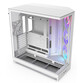 Torre PC Caja NZXT H9 Flow RGB Blanco 3x140mm RGB Torre PC Caja NZXT H9 Flow RGB Blanco 3x140mm RGB