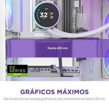 Torre PC Caja NZXT H9 Flow RGB Blanco 3x140mm RGB Torre PC Caja NZXT H9 Flow RGB Blanco 3x140mm RGB
