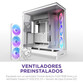 Torre PC Caja NZXT H9 Flow RGB Blanco 3x140mm RGB Torre PC Caja NZXT H9 Flow RGB Blanco 3x140mm RGB