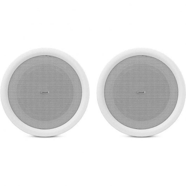 Audibax CM808L-BT Altavoces Empotrables de Techo Bluetooth 2 Vías 2x40W 8" Blancos