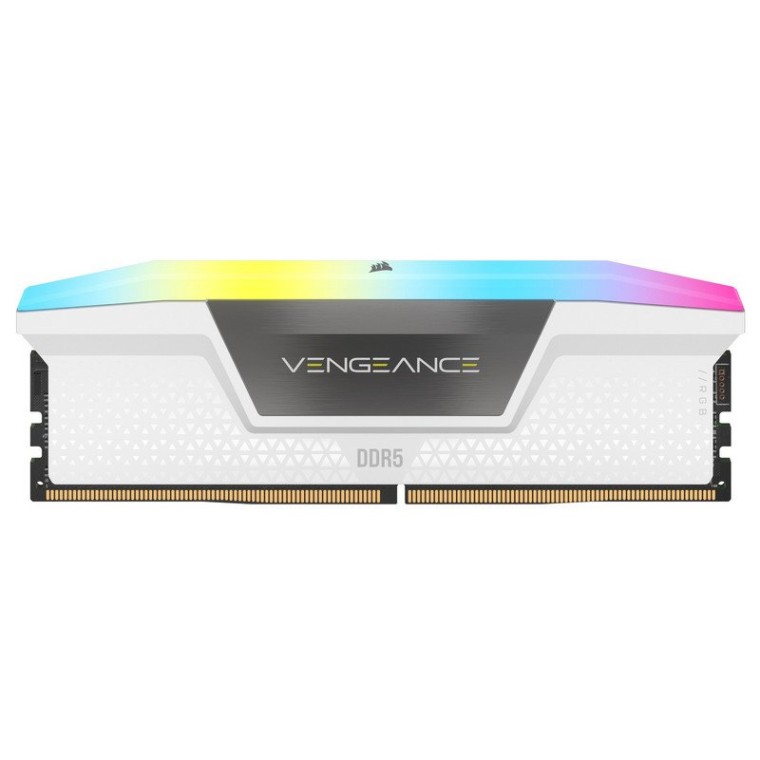 Corsair Vengeance RGB DDR5 6400MHz PC5-51200 32GB 2x16GB CL36 Blanca