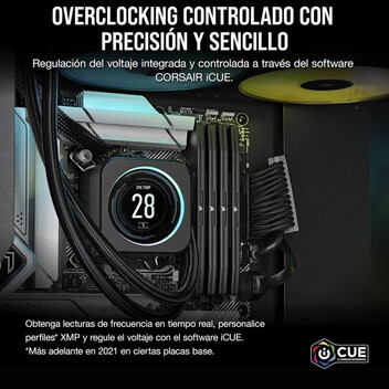 Memoria RAM Corsair Vengeance DDR5 5600MHz 16GB CL40 Intel XMP 3.0 Memoria RAM Corsair Vengeance DDR5 5600MHz 16GB CL40 Intel XMP 3.0