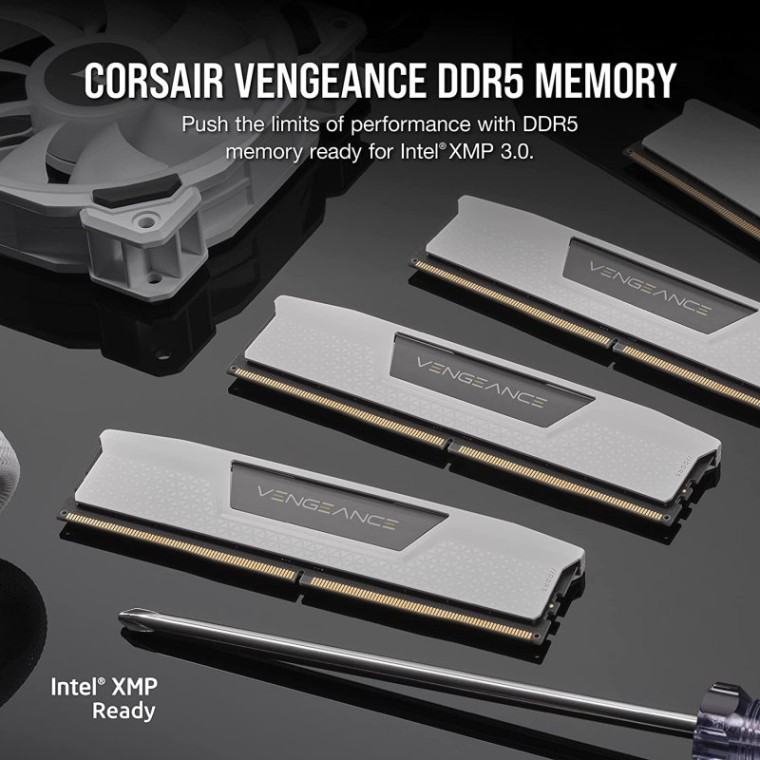 Corsair Vengeance DDR5 5200MHz 32GB 2x16GB CL40 Blanco