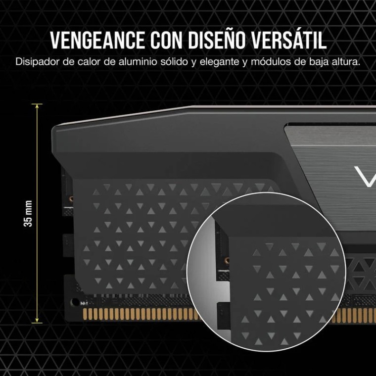 Corsair Vengeance DDR5 6400MHz PC5-51200 32GB 2x16GB CL32 Negra