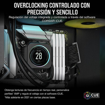 Corsair Vengeance DDR5 6400MHz PC5-51200 32GB 2x16GB CL32 Blanco Corsair Vengeance DDR5 6400MHz PC5-51200 32GB 2x16GB CL32 Blanco