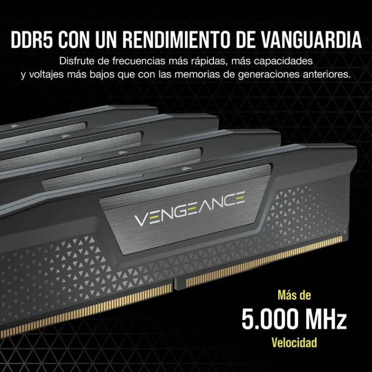 Corsair Vengeance DDR5 6000MHz 32GB 2x16GB CL36 Negra